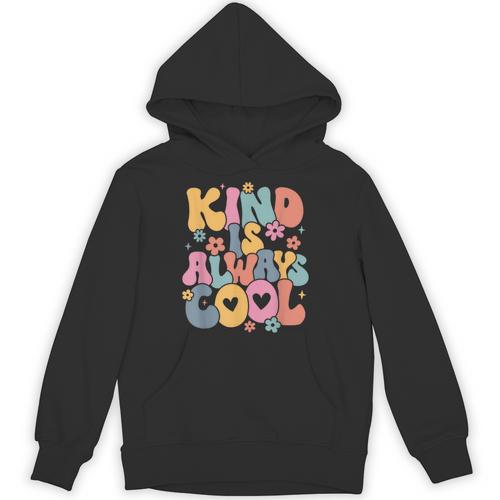 Kind Is Always Cool Groovy Teacher Be Kind Kindness Matters Unisex Hoodie - teacherstshirts.com DE