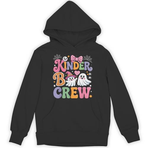 Kinder Boo Crew Kindergarten Teacher Student Halloween Unisex Hoodie - teacherstshirts.com UK