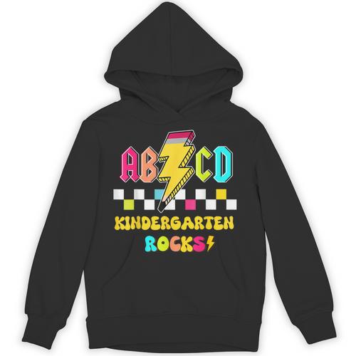 Kindergarten ABCD Rocks Teacher Student Back To School Unisex Hoodie - teacherstshirts.com
