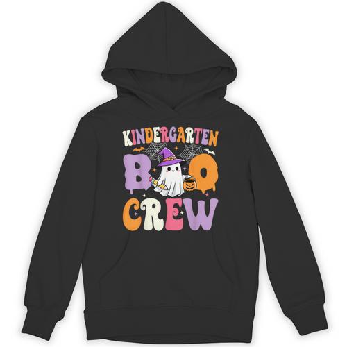 Kindergarten Boo Crew Spooky Kindergarten Halloween Teacher Unisex Hoodie - teacherstshirts.com UK