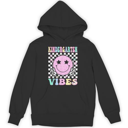 Kindergarten Vibes First Day Of School Kindergarten Teacher Unisex Hoodie - teacherstshirts.com UK