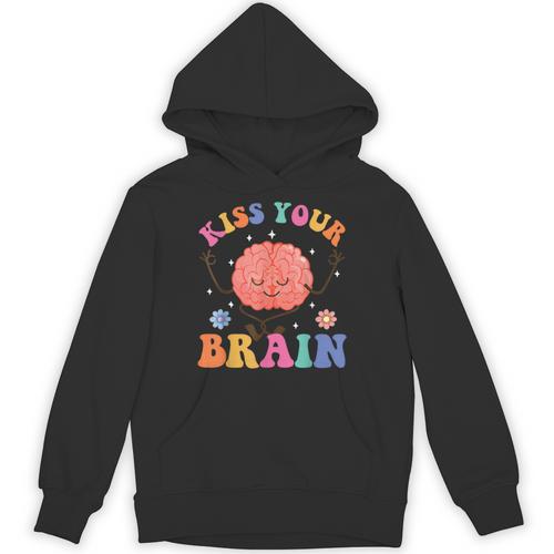 Kiss Your Brain Sped Teacher Appreciation Back To School Kid Unisex Hoodie - teacherstshirts.com AU