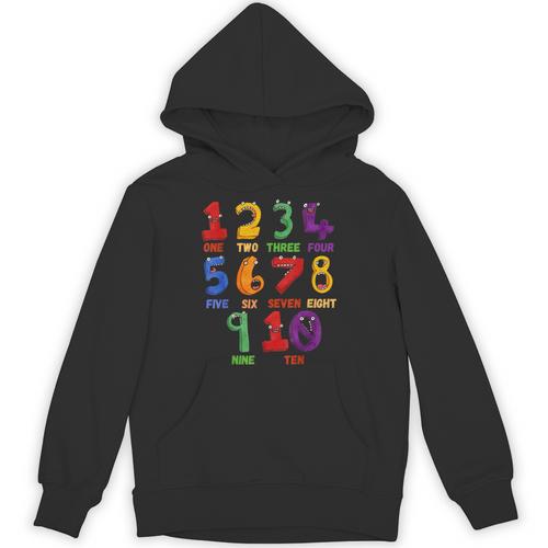 Learning Math Numbers Counting Back To School Teacher For Men Women Girls Kids Unisex Hoodie - teacherstshirts.com DE
