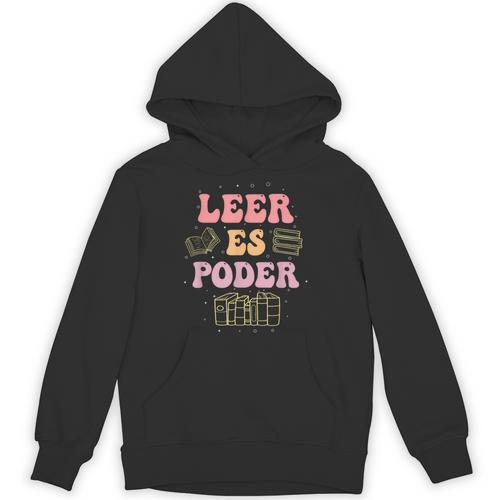 Leer Es Poder Groovy Spanish Teacher Bilingual Maestra Men Women Unisex Hoodie - teacherstshirts.com UK