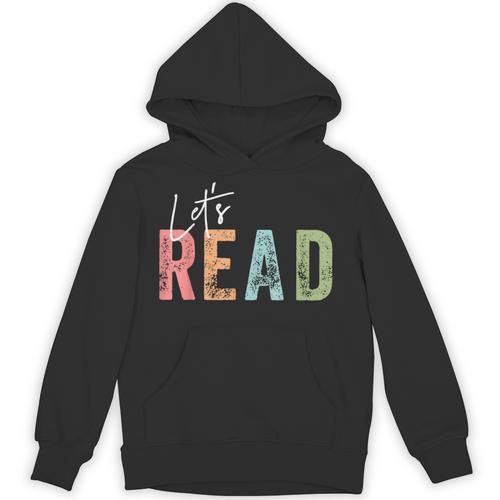 Let's Read Book Nerd Reading Book Lover Librarian Teacher Unisex Hoodie - teacherstshirts.com CA
