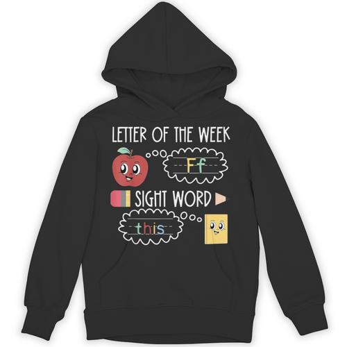 Letter Of The Week Ff Sight Word Teacher Squad Unisex Hoodie - teacherstshirts.com DE