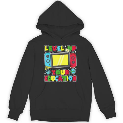 Level Up Your Education Gaming Inspired Teacher Gamers Unisex Hoodie - teacherstshirts.com UK