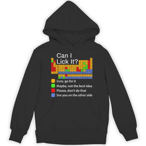 Can I Lick It Periodic Table Chemistry Teachers Unisex Hoodie - teacherstshirts.com AU