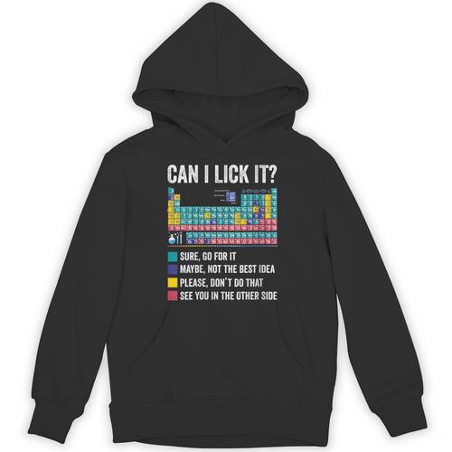 Can I Lick It Periodic Table Of Elements Science Teacher Unisex Hoodie - teacherstshirts.com AU