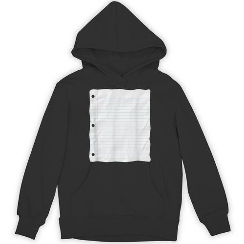 Lined Paper Notebook Halloween Costume For Students Teachers For Men Women Kids Unisex Hoodie - teacherstshirts.com AU
