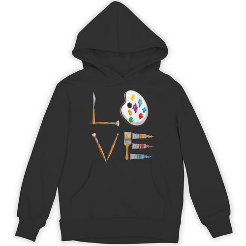 Love Art For Artist Art Teacher Unisex Hoodie - teacherstshirts.com DE