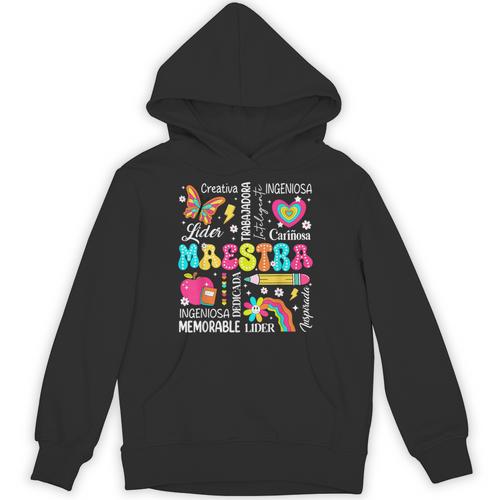 Maestra Spanish Teacher Back To School Maestra De Espanol Unisex Hoodie - teacherstshirts.com DE