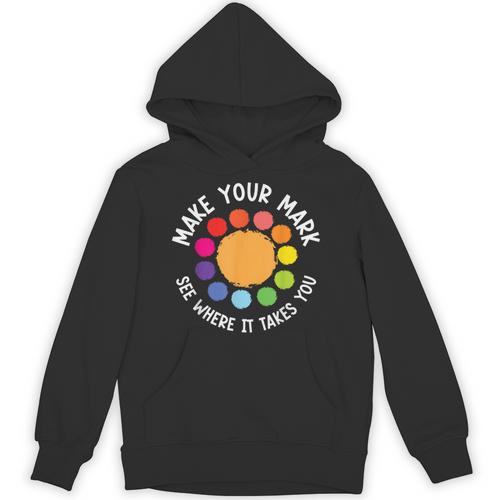 Make Your Mark For a International Dot Day Teacher Dot Lover Unisex Hoodie - teacherstshirts.com AU