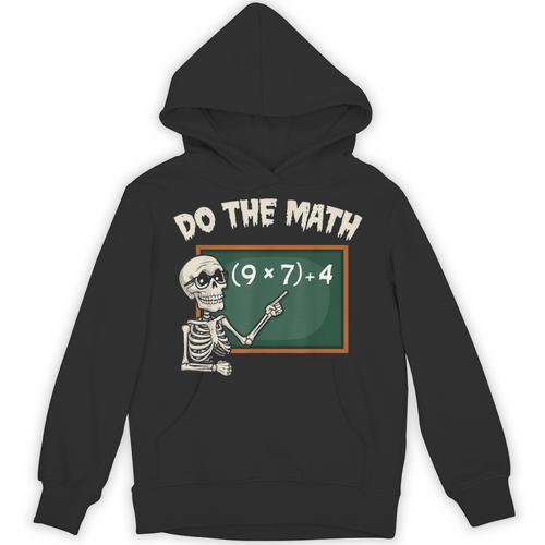 Do The Math 67 Meme Joke Halloween Skeleton Math Teacher Unisex Hoodie - teacherstshirts.com AU