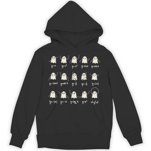 Math Dance Ghost Halloween Spooky Cute Ghost Math Teacher Unisex Hoodie - teacherstshirts.com AU