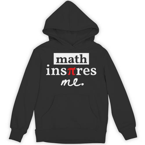 Math Inspires Me Spelled With Pi Day Teacher Unisex Hoodie - teacherstshirts.com AU