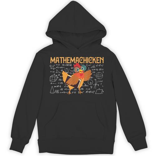 Math Nerd The Mathemachicken a Math Teacher Unisex Hoodie - teacherstshirts.com