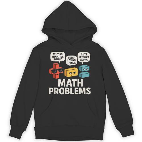 Math Problems Symbols Teacher Back To School Girl Boy Unisex Hoodie - teacherstshirts.com
