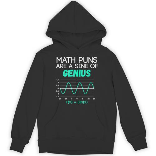 Math Puns Are a Sine Of Genius Math Teacher T-Shirt Unisex Hoodie - teacherstshirts.com DE