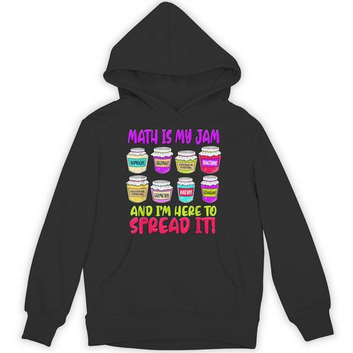 Math Teacher My Jam Here To Spread Mathematics Humor Unisex Hoodie - teacherstshirts.com AU