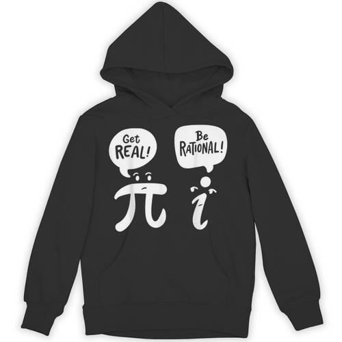 Math Teacher Math Student Be Real Get Rational Unisex Hoodie - teacherstshirts.com DE