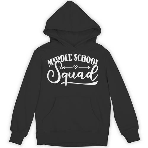 Middle School Squad Teacher Unisex Hoodie - teacherstshirts.com UK