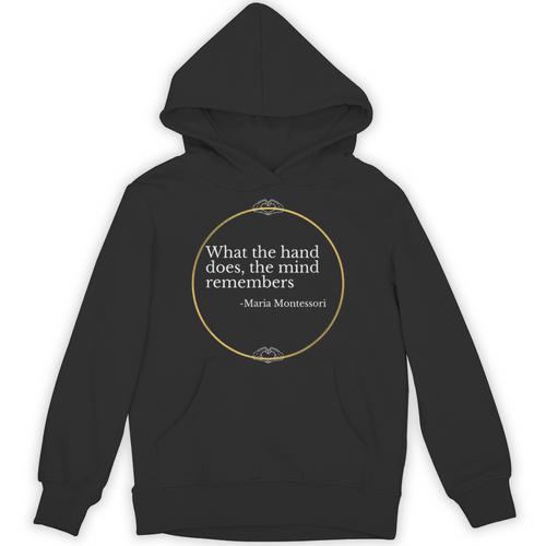 Montessori Children Grow In The Hands Of Teachers Unisex Hoodie - teacherstshirts.com
