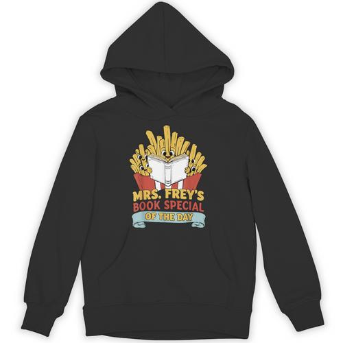 Mrs Frey Book Special Reading Elementary Teacher Unisex Hoodie - teacherstshirts.com