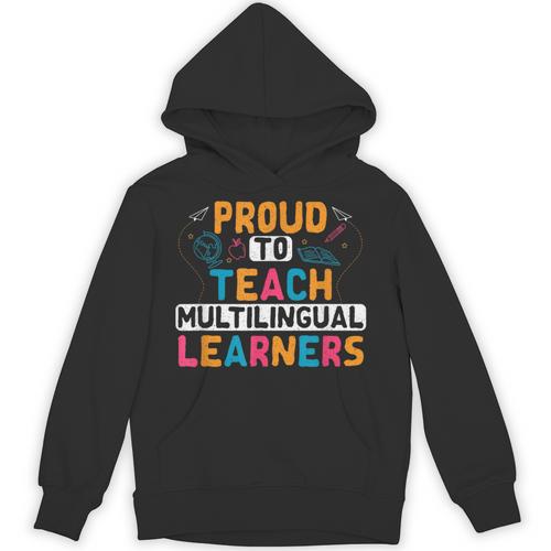 Multilingual Teacher Linguist Language ESL Teaching Unisex Hoodie - teacherstshirts.com