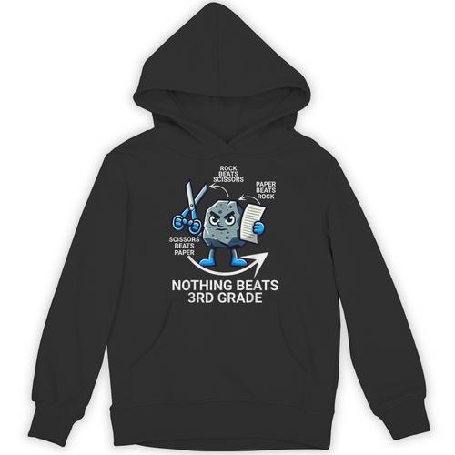 Nothing Beats 3rd Grade Back To School Kids Teachers Unisex Hoodie - teacherstshirts.com UK