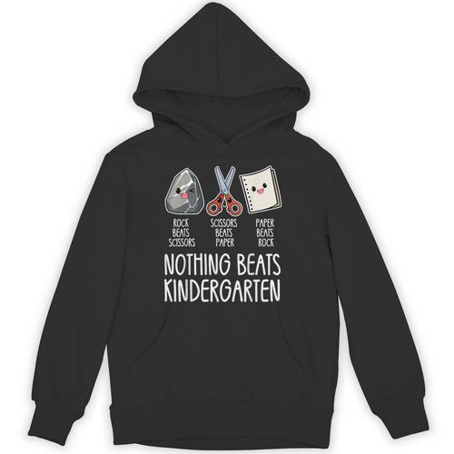 Nothing Beats Kindergarten Back To School Kid Teacher Unisex Hoodie - teacherstshirts.com UK