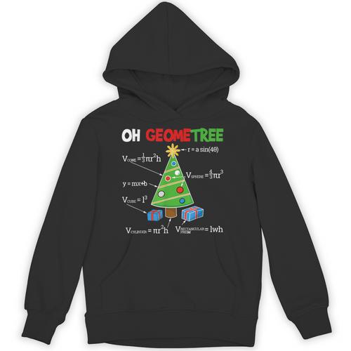 Oh Geometree Christmas Tree Geometry Math Teacher Unisex Hoodie - teacherstshirts.com DE