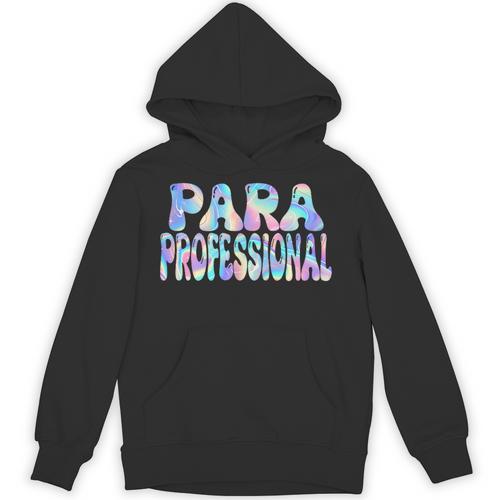 Paraprofessional Groovy Back To School Cute Teachers Women Unisex Hoodie - teacherstshirts.com DE