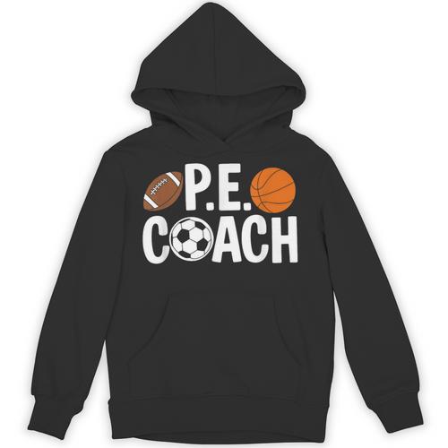 PE Gym Teacher Quotes School Class Instructor And Coach Unisex Hoodie - teacherstshirts.com UK