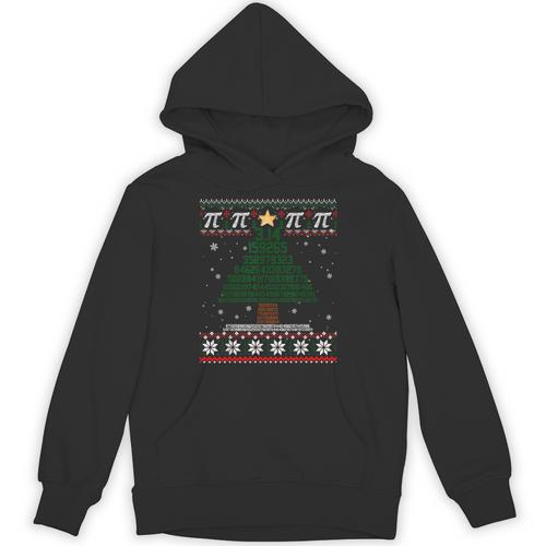 Pi Tree Christmas Math Teacher Ugly Sweater Men Women Kids Unisex Hoodie - teacherstshirts.com AU