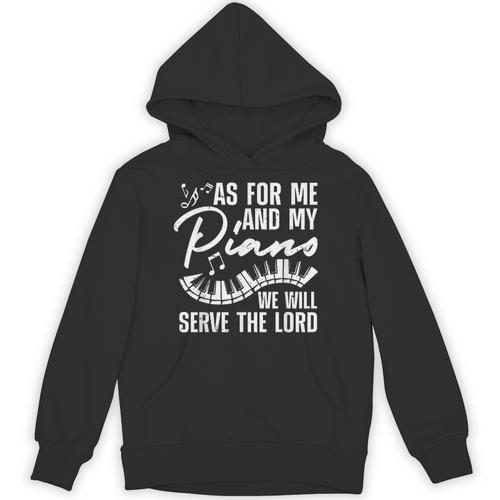 Piano Player Art For Men Women Pianist Piano Teacher Unisex Hoodie - teacherstshirts.com