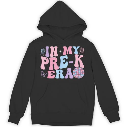In My Pre K Era Groovy Back To School First Day Teacher Kids Unisex Hoodie - teacherstshirts.com UK
