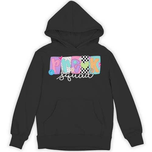 Preschool Squad Team Pre-K Crew Back To School Teacher Unisex Hoodie - teacherstshirts.com UK