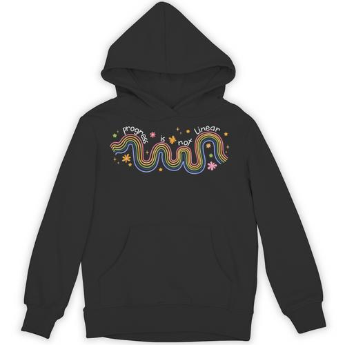 Progress Is Not Linear Sped Ed Special Education Teacher Unisex Hoodie - teacherstshirts.com AU
