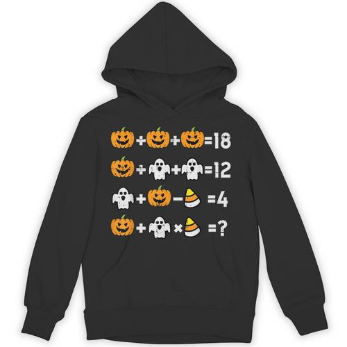 Pumpkin Ghost Equation Math Teacher Halloween Costume Unisex Hoodie - teacherstshirts.com
