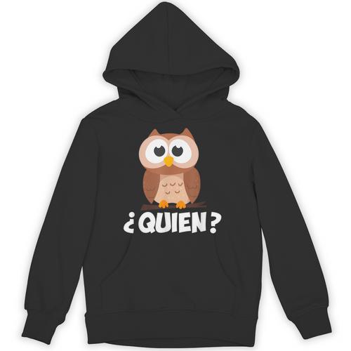 Quien Who Owl Spanish Teacher Unisex Hoodie - teacherstshirts.com DE