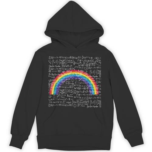 Rainbow Math Equation Teacher Nerd Retro LGBT Gay Pride Flag Unisex Hoodie - teacherstshirts.com