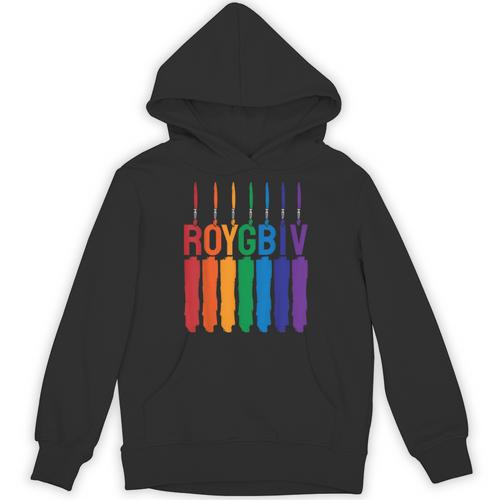 Rainbow Roygbiv Kids Artist Costume Art Teacher Unisex Hoodie - teacherstshirts.com