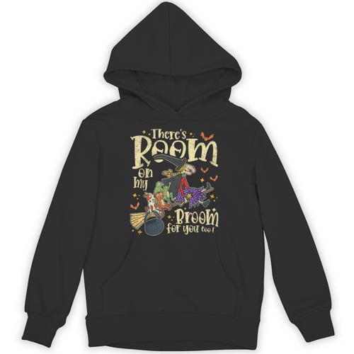 There's Room On My Broom For You Too Teacher Halloween Unisex Hoodie - teacherstshirts.com