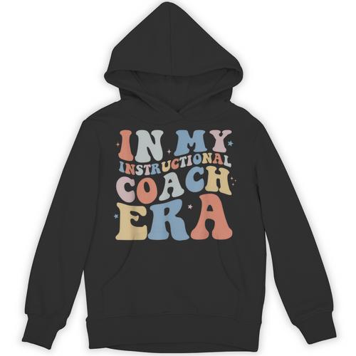 Retro Groovy In My Instructional Coach Era Teacher Unisex Hoodie - teacherstshirts.com AU