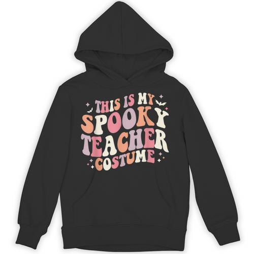 Retro Halloween This Is My Spooky School Teacher Costume Unisex Hoodie - teacherstshirts.com
