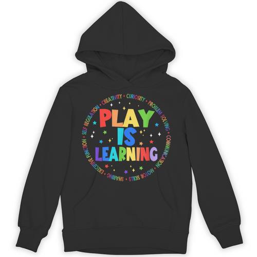 Retro Play Is Learning Teacher Back To School Unisex Hoodie - teacherstshirts.com CA