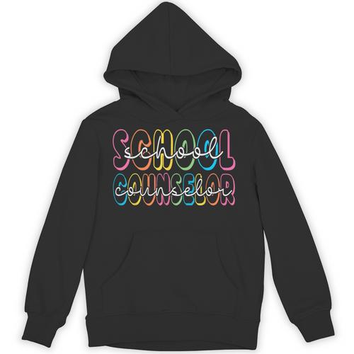 Retro School Counselor Counseling Teacher Appreciation Unisex Hoodie - teacherstshirts.com UK