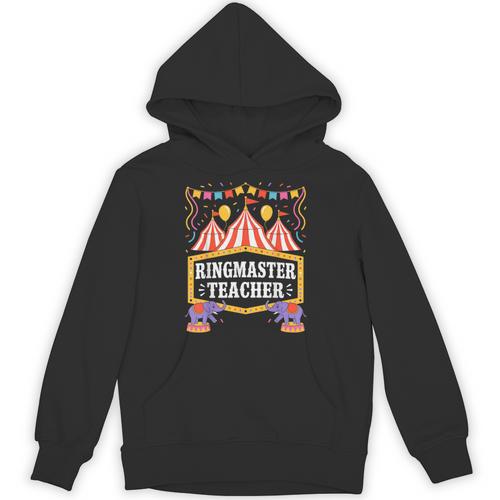 Ringmaster Teacher Circus Party Ringmaster Carnival Unisex Hoodie - teacherstshirts.com AU