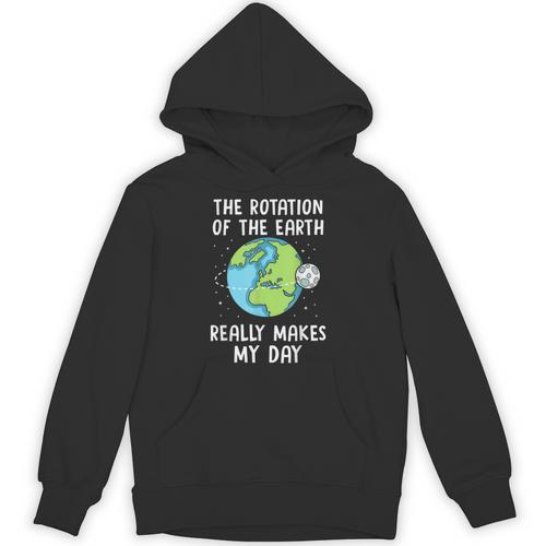 Rotation Of The Earth Makes My Day Science Teacher Earth Day Unisex Hoodie - teacherstshirts.com AU